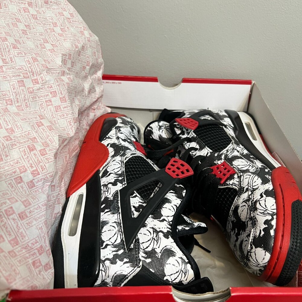 Jordan 4 "Tattoos"  sz 12 - Picture 4 of 7